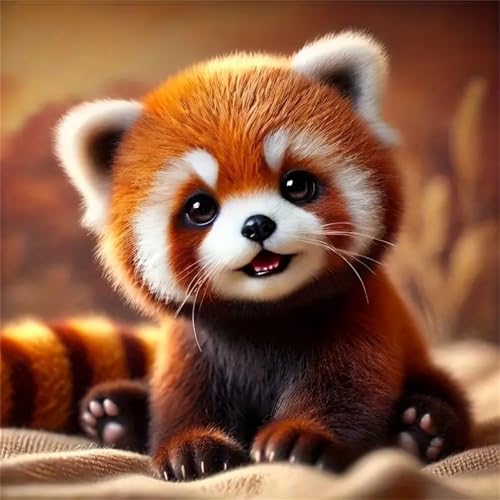 120 Teile Puzzle für Erwachsene mit Süßer Roter Panda Puzzles, EIN Herausforderndes Rätsel,Puzzles für Die Ganze Familie,120 DIY Kunst Puzzle Home Dekoration Geschenke von Yeecer