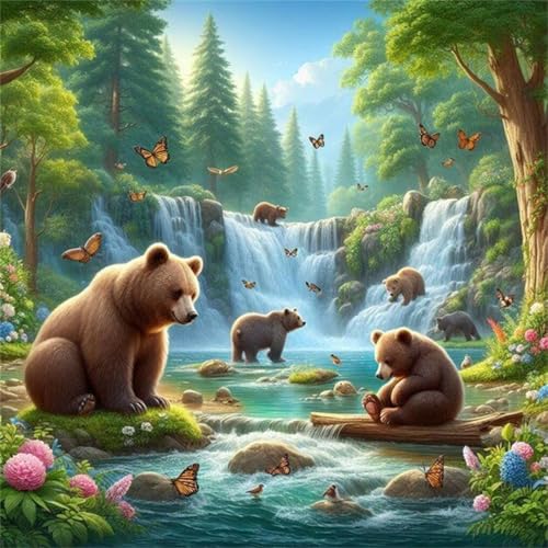 120 Teile Puzzle für Erwachsene mit Wasserfall Bären Tiere Puzzles, EIN Herausforderndes Rätsel,Puzzles für Die Ganze Familie,120 DIY Kunst Puzzle Home Dekoration Geschenke 120 Teile Puzzle für Erwachsene mit Wasserfall Bären Tiere Puzzles, EIN Herausforderndes Rätsel,Puzzles für Die Ganze Familie,120 DIY Kunst Puzzle Home Dekoration Geschenke von Yeecer