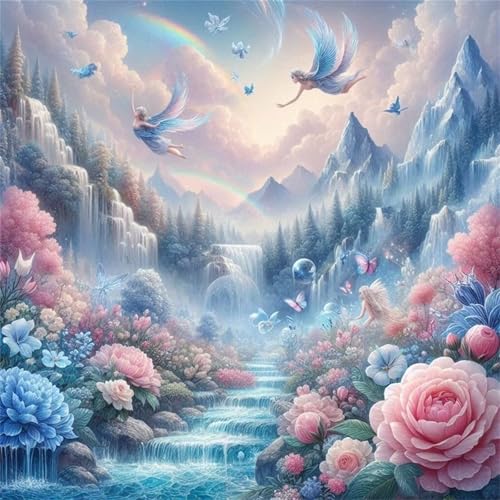 120 Teile Puzzle für Erwachsene mit Wasserfall Blumenengel Puzzles, EIN Herausforderndes Rätsel,Puzzles für Die Ganze Familie,120 DIY Kunst Puzzle Home Dekoration Geschenke 120 Teile Puzzle für Erwachsene mit Wasserfall Blumenengel Puzzles, EIN Herausforderndes Rätsel,Puzzles für Die Ganze Familie,120 DIY Kunst Puzzle Home Dekoration Geschenke von Yeecer