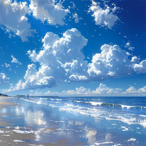 120 Teile Puzzle für Erwachsene mit Weiße Wolken Meer Puzzles, EIN Herausforderndes Rätsel, 120 Puzzles für Die Ganze Familie, DIY Kunst Puzzle Home Dekoration Geschenke 120 Teile Puzzle für Erwachsene mit Weiße Wolken Meer Puzzles, EIN Herausforderndes Rätsel, 120 Puzzles für Die Ganze Familie, DIY Kunst Puzzle Home Dekoration Geschenke von Yeecer