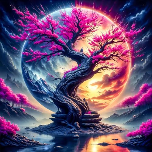 120 Teile Puzzle für Erwachsene mit Weltraum-Lila-Bäume Puzzles, EIN Herausforderndes Rätsel,Puzzles für Die Ganze Familie,120 DIY Kunst Puzzle Home Dekoration Geschenke 120 Teile Puzzle für Erwachsene mit Weltraum-Lila-Bäume Puzzles, EIN Herausforderndes Rätsel,Puzzles für Die Ganze Familie,120 DIY Kunst Puzzle Home Dekoration Geschenke von Yeecer