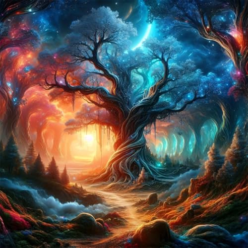 200 Teile Puzzle für Erwachsene mit Baum des Lebens Landschaft Puzzles, EIN Herausforderndes Rätsel, 200 Puzzles für Die Ganze Familie, DIY Kunst Puzzle Home Dekoration Geschenke 200 Teile Puzzle für Erwachsene mit Baum des Lebens Landschaft Puzzles, EIN Herausforderndes Rätsel, 200 Puzzles für Die Ganze Familie, DIY Kunst Puzzle Home Dekoration Geschenke von Yeecer