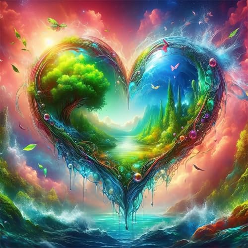 200 Teile Puzzle für Erwachsene mit Fantasie-Herz-Landschaft Puzzles, EIN Herausforderndes Rätsel, 200 Puzzles für Die Ganze Familie, DIY Kunst Puzzle Home Dekoration Geschenke 200 Teile Puzzle für Erwachsene mit Fantasie-Herz-Landschaft Puzzles, EIN Herausforderndes Rätsel, 200 Puzzles für Die Ganze Familie, DIY Kunst Puzzle Home Dekoration Geschenke von Yeecer