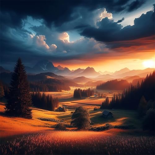 200 Teile Puzzle für Erwachsene mit Feldlandschaft Sonnenuntergang Puzzles, EIN Herausforderndes Rätsel, 200 Puzzles für Die Ganze Familie, DIY Kunst Puzzle Home Dekoration Geschenke 200 Teile Puzzle für Erwachsene mit Feldlandschaft Sonnenuntergang Puzzles, EIN Herausforderndes Rätsel, 200 Puzzles für Die Ganze Familie, DIY Kunst Puzzle Home Dekoration Geschenke von Yeecer