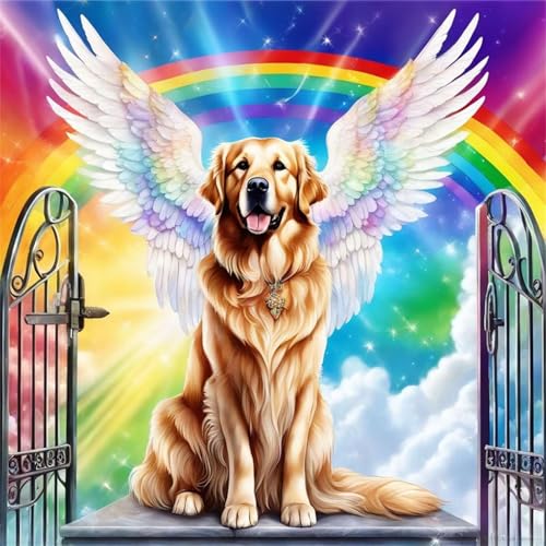 200 Teile Puzzle für Erwachsene mit Regenbogen-geflügelter Hund Puzzles, EIN Herausforderndes Rätsel, 200 Puzzles für Die Ganze Familie, DIY Kunst Puzzle Home Dekoration Geschenke von Yeecer