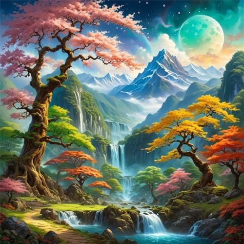 300 Teile Puzzle für Erwachsene mit Berg Wasserfall Bäume Puzzles, EIN Herausforderndes Rätsel,Puzzles für Die Ganze Familie,300 DIY Kunst Puzzle Home Dekoration Geschenke 300 Teile Puzzle für Erwachsene mit Berg Wasserfall Bäume Puzzles, EIN Herausforderndes Rätsel,Puzzles für Die Ganze Familie,300 DIY Kunst Puzzle Home Dekoration Geschenke von Yeecer