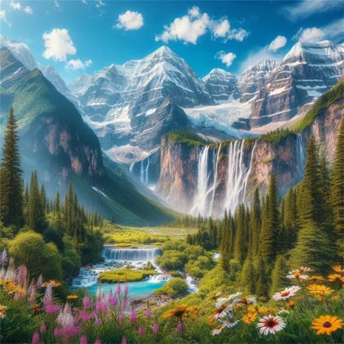 300 Teile Puzzle für Erwachsene mit Berg-Wasserfall-Landschaft Puzzles, EIN Herausforderndes Rätsel,Puzzles für Die Ganze Familie,300 DIY Kunst Puzzle Home Dekoration Geschenke 300 Teile Puzzle für Erwachsene mit Berg-Wasserfall-Landschaft Puzzles, EIN Herausforderndes Rätsel,Puzzles für Die Ganze Familie,300 DIY Kunst Puzzle Home Dekoration Geschenke von Yeecer