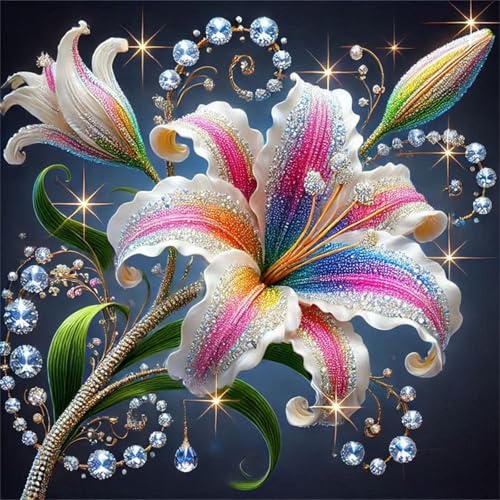 300 Teile Puzzle für Erwachsene mit Edelsteinlilie Puzzles, EIN Herausforderndes Rätsel,Puzzles für Die Ganze Familie,300 DIY Kunst Puzzle Home Dekoration Geschenke von Yeecer