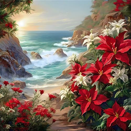 300 Teile Puzzle für Erwachsene mit Küstenblumenlandschaft Puzzles, EIN Herausforderndes Rätsel, 300 Puzzles für Die Ganze Familie, DIY Kunst Puzzle Home Dekoration Geschenke 300 Teile Puzzle für Erwachsene mit Küstenblumenlandschaft Puzzles, EIN Herausforderndes Rätsel, 300 Puzzles für Die Ganze Familie, DIY Kunst Puzzle Home Dekoration Geschenke von Yeecer