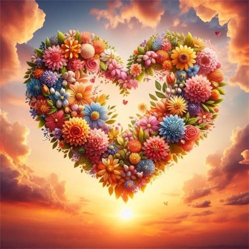 300 Teile Puzzle für Erwachsene mit Liebe Blumen Sonnenuntergang Puzzles, EIN Herausforderndes Rätsel,Puzzles für Die Ganze Familie,300 DIY Kunst Puzzle Home Dekoration Geschenke 300 Teile Puzzle für Erwachsene mit Liebe Blumen Sonnenuntergang Puzzles, EIN Herausforderndes Rätsel,Puzzles für Die Ganze Familie,300 DIY Kunst Puzzle Home Dekoration Geschenke von Yeecer