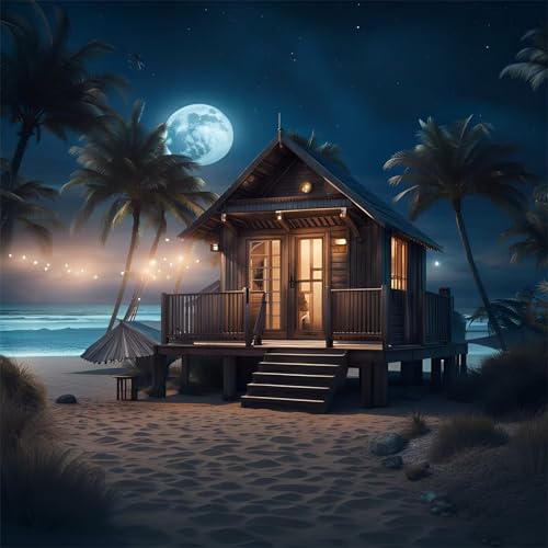 300 Teile Puzzle für Erwachsene mit Strandhütte Mond Puzzles, EIN Herausforderndes Rätsel, 300 Puzzles für Die Ganze Familie, DIY Kunst Puzzle Home Dekoration Geschenke 300 Teile Puzzle für Erwachsene mit Strandhütte Mond Puzzles, EIN Herausforderndes Rätsel, 300 Puzzles für Die Ganze Familie, DIY Kunst Puzzle Home Dekoration Geschenke von Yeecer