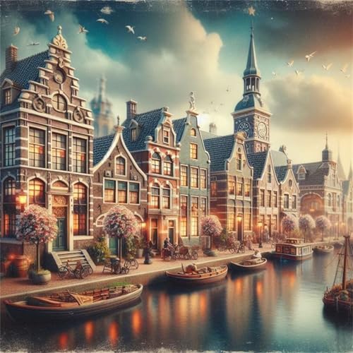35 Teile Puzzle für Erwachsene mit Amsterdamer Landschaft Puzzles, EIN Herausforderndes Rätsel,Puzzles für Die Ganze Familie,35 DIY Kunst Puzzle Home Dekoration Geschenke 35 Teile Puzzle für Erwachsene mit Amsterdamer Landschaft Puzzles, EIN Herausforderndes Rätsel,Puzzles für Die Ganze Familie,35 DIY Kunst Puzzle Home Dekoration Geschenke von Yeecer