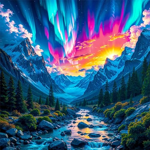 35 Teile Puzzle für Erwachsene mit Aurora-Berglandschaft Puzzles, EIN Herausforderndes Rätsel,Puzzles für Die Ganze Familie,35 DIY Kunst Puzzle Home Dekoration Geschenke 35 Teile Puzzle für Erwachsene mit Aurora-Berglandschaft Puzzles, EIN Herausforderndes Rätsel,Puzzles für Die Ganze Familie,35 DIY Kunst Puzzle Home Dekoration Geschenke von Yeecer
