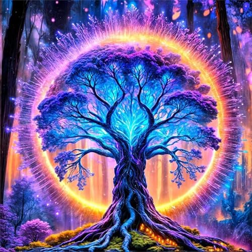35 Teile Puzzle für Erwachsene mit Baum des Lebens Landschaft Puzzles, EIN Herausforderndes Rätsel,Puzzles für Die Ganze Familie,35 DIY Kunst Puzzle Home Dekoration Geschenke von Yeecer