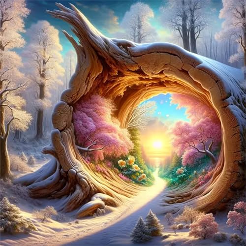 35 Teile Puzzle für Erwachsene mit Baumloch-Weltraumlandschaft Puzzles, EIN Herausforderndes Rätsel,Puzzles für Die Ganze Familie,35 DIY Kunst Puzzle Home Dekoration Geschenke von Yeecer