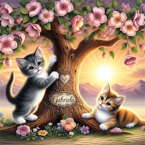 35 Teile Puzzle für Erwachsene mit Blume Baum Katze Puzzles, EIN Herausforderndes Rätsel,Puzzles für Die Ganze Familie,35 DIY Kunst Puzzle Home Dekoration Geschenke von Yeecer