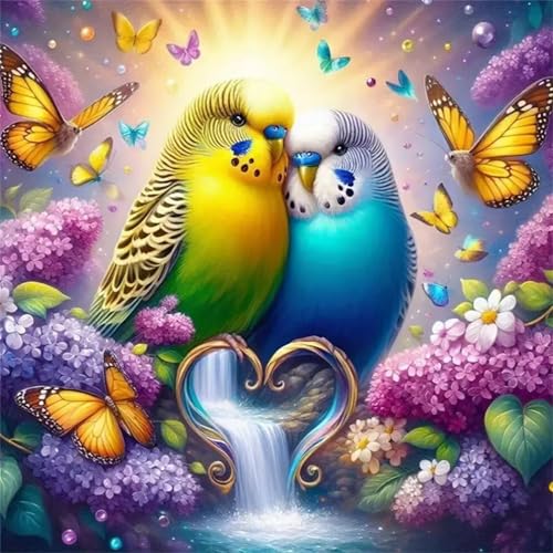 35 Teile Puzzle für Erwachsene mit Blumen Schmetterling Papageien Puzzles, EIN Herausforderndes Rätsel,Puzzles für Die Ganze Familie,35 DIY Kunst Puzzle Home Dekoration Geschenke von Yeecer