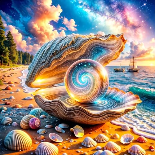 35 Teile Puzzle für Erwachsene mit Fantasie-Muschelraum Puzzles, EIN Herausforderndes Rätsel,Puzzles für Die Ganze Familie,35 DIY Kunst Puzzle Home Dekoration Geschenke von Yeecer