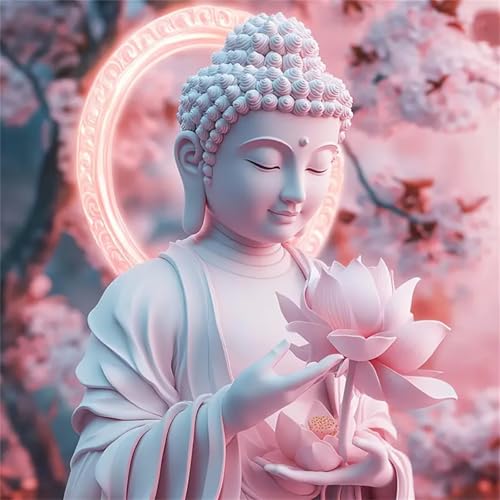 35 Teile Puzzle für Erwachsene mit Lotus-Statue Puzzles, EIN Herausforderndes Rätsel,Puzzles für Die Ganze Familie,35 DIY Kunst Puzzle Home Dekoration Geschenke von Yeecer
