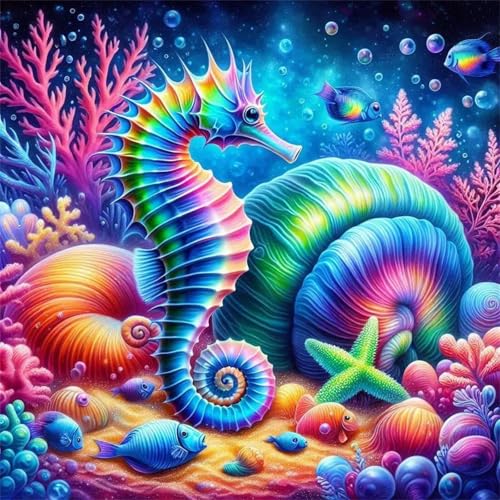 35 Teile Puzzle für Erwachsene mit Meeresbiologie der Seepferdchen Puzzles, EIN Herausforderndes Rätsel,Puzzles für Die Ganze Familie,35 DIY Kunst Puzzle Home Dekoration Geschenke von Yeecer