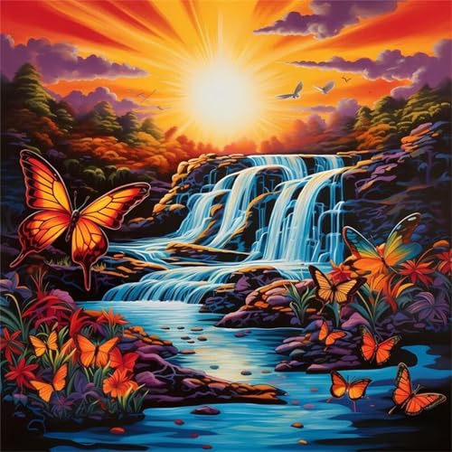 35 Teile Puzzle für Erwachsene mit Sonnenaufgang Flusslandschaft Puzzles, EIN Herausforderndes Rätsel,Puzzles für Die Ganze Familie,35 DIY Kunst Puzzle Home Dekoration Geschenke von Yeecer