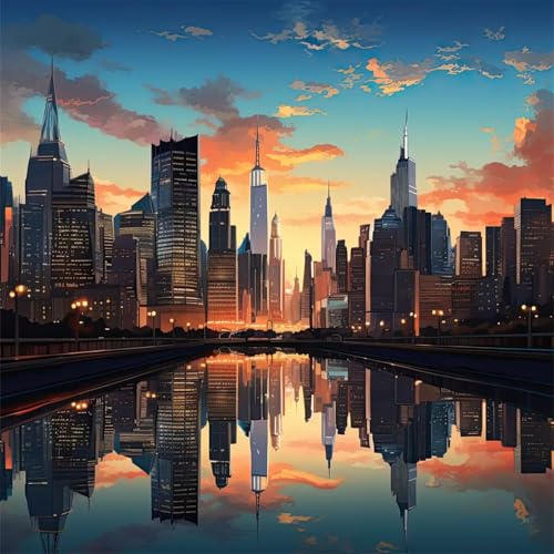 35 Teile Puzzle für Erwachsene mit Stadtreflexionen Puzzles, EIN Herausforderndes Rätsel,Puzzles für Die Ganze Familie,35 DIY Kunst Puzzle Home Dekoration Geschenke 35 Teile Puzzle für Erwachsene mit Stadtreflexionen Puzzles, EIN Herausforderndes Rätsel,Puzzles für Die Ganze Familie,35 DIY Kunst Puzzle Home Dekoration Geschenke von Yeecer