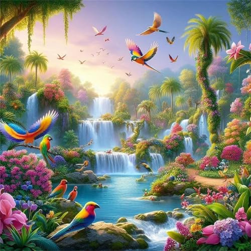 35 Teile Puzzle für Erwachsene mit Wasserfalllandschaft Papageien Puzzles, EIN Herausforderndes Rätsel,Puzzles für Die Ganze Familie,35 DIY Kunst Puzzle Home Dekoration Geschenke 35 Teile Puzzle für Erwachsene mit Wasserfalllandschaft Papageien Puzzles, EIN Herausforderndes Rätsel,Puzzles für Die Ganze Familie,35 DIY Kunst Puzzle Home Dekoration Geschenke von Yeecer