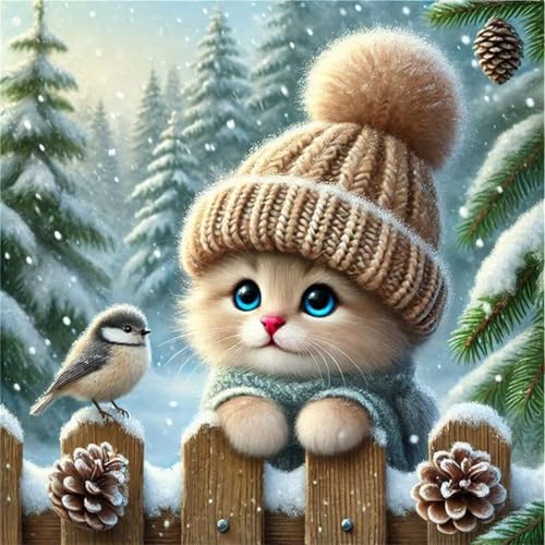 35 Teile Puzzle für Erwachsene mit Wintersperling Katze Puzzles, EIN Herausforderndes Rätsel,Puzzles für Die Ganze Familie,35 DIY Kunst Puzzle Home Dekoration Geschenke 35 Teile Puzzle für Erwachsene mit Wintersperling Katze Puzzles, EIN Herausforderndes Rätsel,Puzzles für Die Ganze Familie,35 DIY Kunst Puzzle Home Dekoration Geschenke von Yeecer