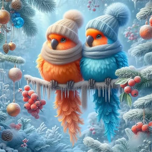 35 Teile Puzzle für Erwachsene mit Wintervogellandschaft Puzzles, EIN Herausforderndes Rätsel,Puzzles für Die Ganze Familie,35 DIY Kunst Puzzle Home Dekoration Geschenke von Yeecer