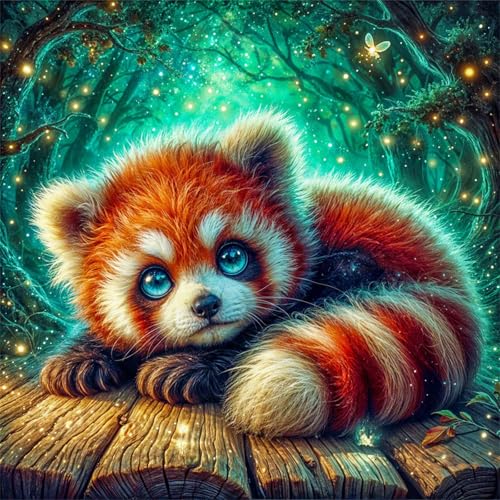 35 Teile Puzzle für Erwachsene mit Woods Starlight Waschbär Puzzles, EIN Herausforderndes Rätsel,Puzzles für Die Ganze Familie,35 DIY Kunst Puzzle Home Dekoration Geschenke von Yeecer