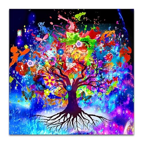 500 Teile Puzzle für Erwachsene mit Baum des Lebens Puzzles, EIN Herausforderndes Rätsel, 500 Puzzles für Die Ganze Familie, DIY Kunst Puzzle Home Dekoration Geschenke von Yeecer