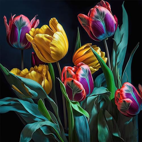 500 Teile Puzzle für Erwachsene mit Bunte Tulpen Blumen Puzzles, EIN Herausforderndes Rätsel, 500 Puzzles für Die Ganze Familie, DIY Kunst Puzzle Home Dekoration Geschenke 500 Teile Puzzle für Erwachsene mit Bunte Tulpen Blumen Puzzles, EIN Herausforderndes Rätsel, 500 Puzzles für Die Ganze Familie, DIY Kunst Puzzle Home Dekoration Geschenke von Yeecer