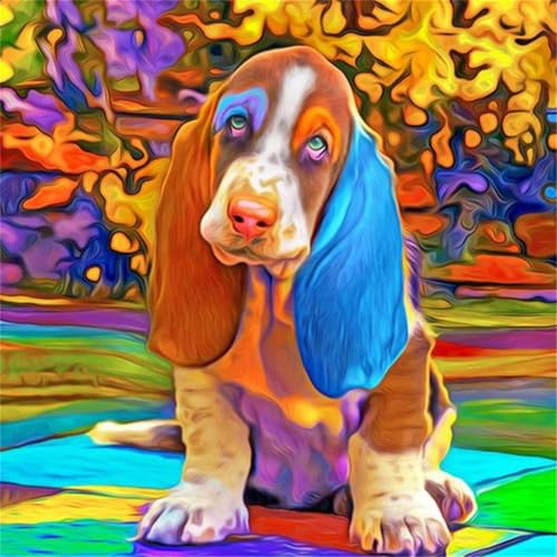 500 Teile Puzzle für Erwachsene mit Bunter Hund Puzzles, EIN Herausforderndes Rätsel, 500 Puzzles für Die Ganze Familie, DIY Kunst Puzzle Home Dekoration Geschenke von Yeecer