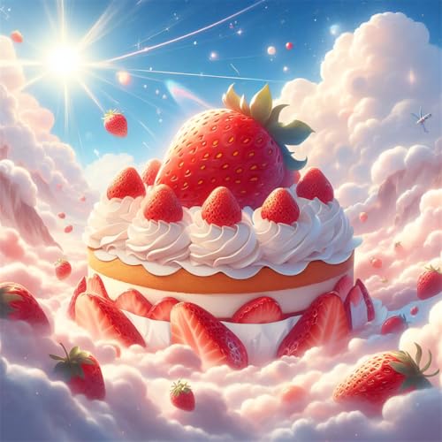Puzzles 1000 Teile Erwachsene,65x65cm Holzpuzzle, Puzzle für Erwachsenes Lernspiel Herausforderung Spielzeug 1000 Teile Erdbeerkuchen Puzzles für Erwachsene Kinder Puzzles 1000 Teile Erwachsene,65x65cm Holzpuzzle, Puzzle für Erwachsenes Lernspiel Herausforderung Spielzeug 1000 Teile Erdbeerkuchen Puzzles für Erwachsene Kinder von Yeecer