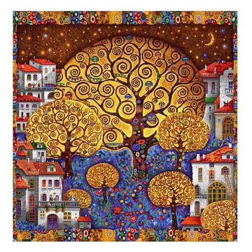 Puzzles 1000 Teile Erwachsene,65x65cm Holzpuzzle, Puzzle für Erwachsenes Lernspiel Herausforderung Spielzeug 1000 Teile Gustav Klimt Baum des Lebens Puzzles für Erwachsene Kinder Puzzles 1000 Teile Erwachsene,65x65cm Holzpuzzle, Puzzle für Erwachsenes Lernspiel Herausforderung Spielzeug 1000 Teile Gustav Klimt Baum des Lebens Puzzles für Erwachsene Kinder von Yeecer