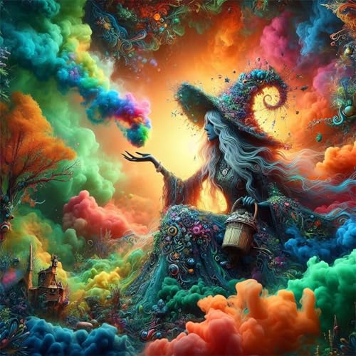 Puzzles 1000 Teile Erwachsene,65x65cm Holzpuzzle, Puzzle für Erwachsenes Lernspiel Herausforderung Spielzeug 1000 Teile Magische Hexenlandschaften Puzzles für Erwachsene Kinder Puzzles 1000 Teile Erwachsene,65x65cm Holzpuzzle, Puzzle für Erwachsenes Lernspiel Herausforderung Spielzeug 1000 Teile Magische Hexenlandschaften Puzzles für Erwachsene Kinder von Yeecer