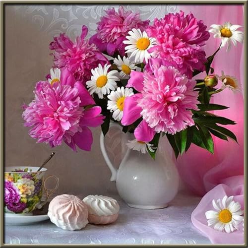 Puzzles 1000 Teile Erwachsene,65x65cm Holzpuzzle, Puzzle für Erwachsenes Lernspiel Herausforderung Spielzeug 1000 Teile Rosa weiße Blumen Puzzles für Erwachsene Kinder Puzzles 1000 Teile Erwachsene,65x65cm Holzpuzzle, Puzzle für Erwachsenes Lernspiel Herausforderung Spielzeug 1000 Teile Rosa weiße Blumen Puzzles für Erwachsene Kinder von Yeecer