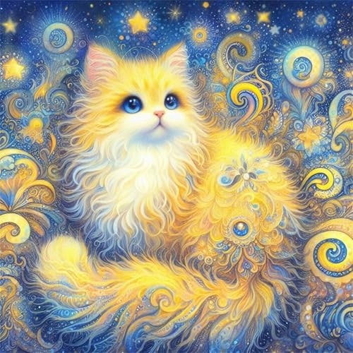 Puzzles 1000 Teile Erwachsene,65x65cm Holzpuzzle, Puzzle für Erwachsenes Lernspiel Herausforderung Spielzeug 1000 Teile Süßes Katzentier Puzzles für Erwachsene Kinder von Yeecer
