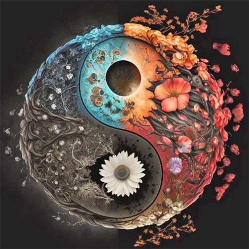 Puzzles 1000 Teile Erwachsene,65x65cm Holzpuzzle, Puzzle für Erwachsenes Lernspiel Herausforderung Spielzeug 1000 Teile Yin-Yang-Blume Puzzles für Erwachsene Kinder Puzzles 1000 Teile Erwachsene,65x65cm Holzpuzzle, Puzzle für Erwachsenes Lernspiel Herausforderung Spielzeug 1000 Teile Yin-Yang-Blume Puzzles für Erwachsene Kinder von Yeecer