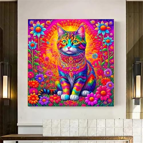 Puzzles 1000 Teile Erwachsene,69x69cm Holzpuzzle, Puzzle für Erwachsenes Lernspiel Herausforderung Spielzeug 1000 Teile Bunte Blumenkatze Puzzles für Erwachsene Kinder Puzzles 1000 Teile Erwachsene,69x69cm Holzpuzzle, Puzzle für Erwachsenes Lernspiel Herausforderung Spielzeug 1000 Teile Bunte Blumenkatze Puzzles für Erwachsene Kinder von Yeecer
