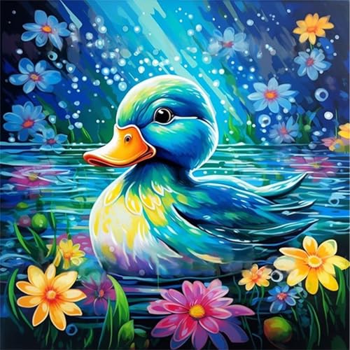 Puzzles 1000 Teile Erwachsene,69x69cm Holzpuzzle, Puzzle für Erwachsenes Lernspiel Herausforderung Spielzeug 1000 Teile Entenblumen Puzzles für Erwachsene Kinder von Yeecer