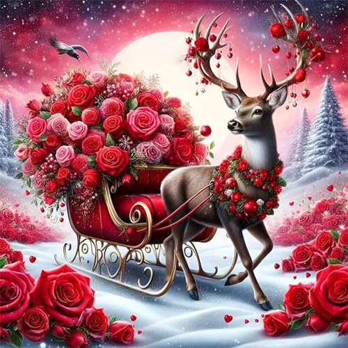 Puzzles 1000 Teile Erwachsene,69x69cm Holzpuzzle, Puzzle für Erwachsenes Lernspiel Herausforderung Spielzeug 1000 Teile Rosenschlittenelch Puzzles für Erwachsene Kinder Puzzles 1000 Teile Erwachsene,69x69cm Holzpuzzle, Puzzle für Erwachsenes Lernspiel Herausforderung Spielzeug 1000 Teile Rosenschlittenelch Puzzles für Erwachsene Kinder von Yeecer