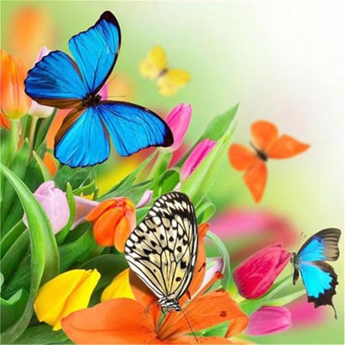 Puzzles 1000 Teile Erwachsene,69x69cm Holzpuzzle, Puzzle für Erwachsenes Lernspiel Herausforderung Spielzeug 1000 Teile Schmetterlingslandschaft Puzzles für Erwachsene Kinder von Yeecer