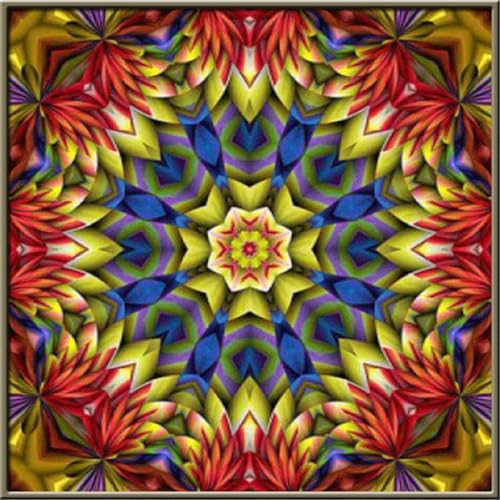 Puzzles 120 Teile Erwachsene,20x20cm Holzpuzzle, Puzzle für Erwachsenes Lernspiel Herausforderung Spielzeug 120 Teile Mandala Bunt Puzzles für Erwachsene Kinder von Yeecer