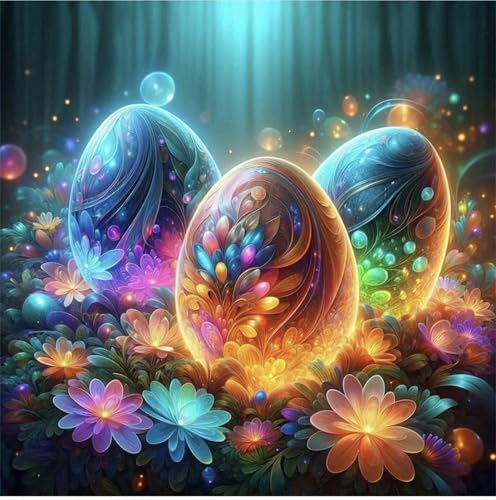 Puzzles 200 Teile Erwachsene,28x28 cm Lernspiel Herausforderung Spielzeug 200 Teile Blumeneier Puzzles für Erwachsene von Yeecer