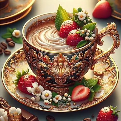 Puzzles 200 Teile Erwachsene,28x28 cm Lernspiel Herausforderung Spielzeug 200 Teile Erdbeerkaffee Puzzles für Erwachsene Puzzles 200 Teile Erwachsene,28x28 cm Lernspiel Herausforderung Spielzeug 200 Teile Erdbeerkaffee Puzzles für Erwachsene von Yeecer