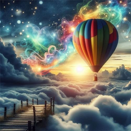 Puzzles 200 Teile Erwachsene,28x28 cm Lernspiel Herausforderung Spielzeug 200 Teile Heißluftballon mit Sternenhimmel Puzzles für Erwachsene Puzzles 200 Teile Erwachsene,28x28 cm Lernspiel Herausforderung Spielzeug 200 Teile Heißluftballon mit Sternenhimmel Puzzles für Erwachsene von Yeecer