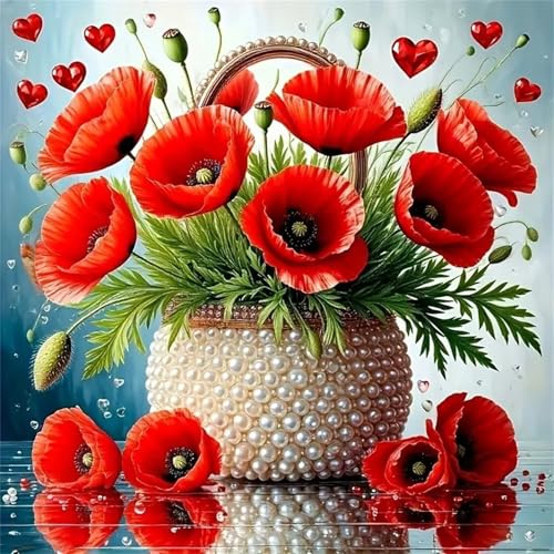 Puzzles 200 Teile Erwachsene,28x28 cm Lernspiel Herausforderung Spielzeug 200 Teile Mohnkorb Puzzles für Erwachsene von Yeecer