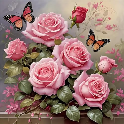 Puzzles 200 Teile Erwachsene,28x28 cm Lernspiel Herausforderung Spielzeug 200 Teile Rosa Rosenschmetterling Puzzles für Erwachsene Puzzles 200 Teile Erwachsene,28x28 cm Lernspiel Herausforderung Spielzeug 200 Teile Rosa Rosenschmetterling Puzzles für Erwachsene von Yeecer