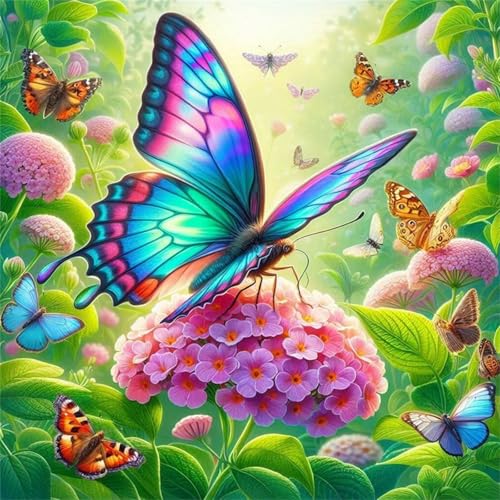 Puzzles 200 Teile Erwachsene,28x28 cm Lernspiel Herausforderung Spielzeug 200 Teile Schmetterlingshortensienblüten Puzzles für Erwachsene Puzzles 200 Teile Erwachsene,28x28 cm Lernspiel Herausforderung Spielzeug 200 Teile Schmetterlingshortensienblüten Puzzles für Erwachsene von Yeecer